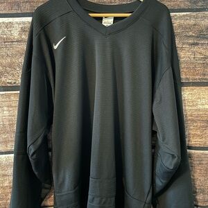 Nike Black V-Neck Hockey Jersey